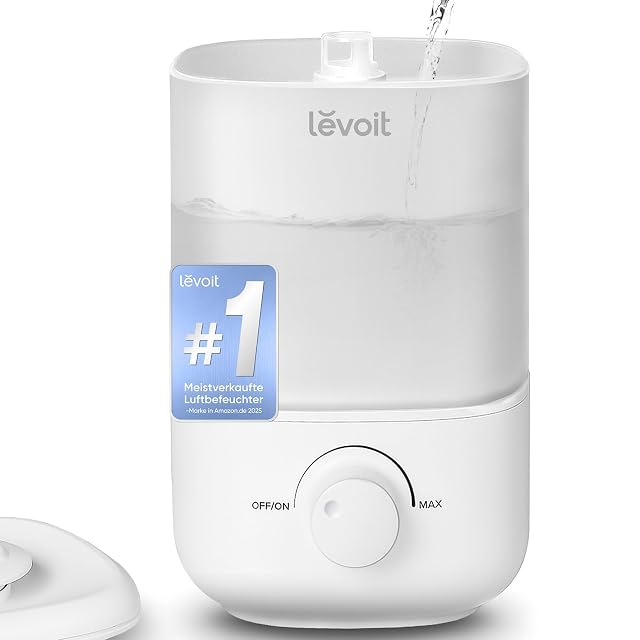 Umidificatore a ultrasuoni di ingresso Levoit Classic 160 con serbatoio a riempimento superiore