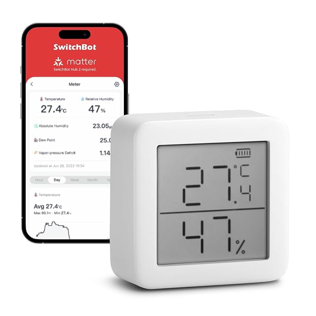 Termo-igrometro interno Bluetooth SwitchBot con connettività app