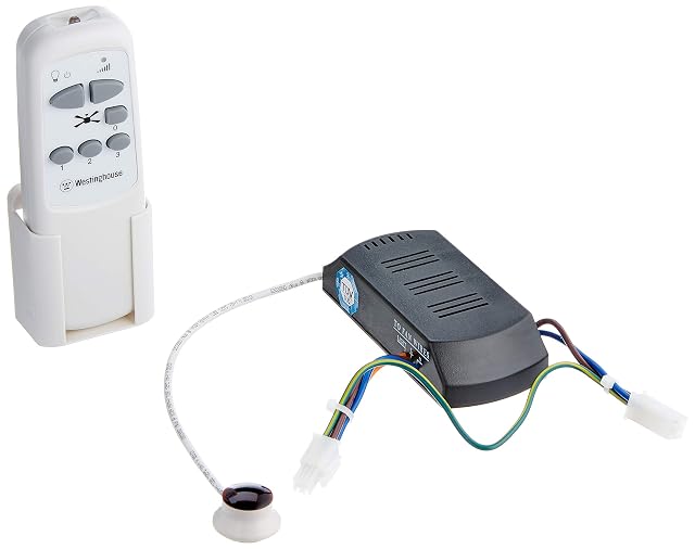 Telecomando a infrarossi Westinghouse 78095 per ventilatori da soffitto con luce, bianco